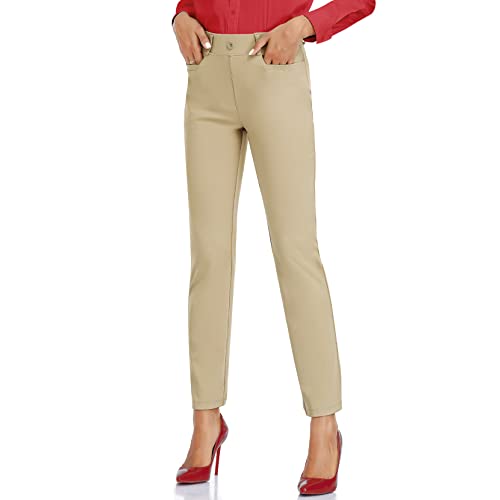 Amazon.com: RIMLESS 7 Women's Thin Straight-Leg Pants